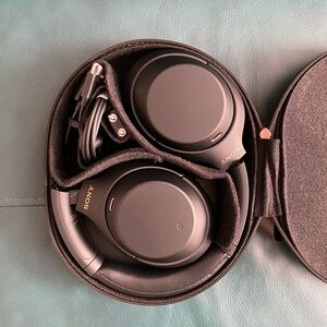 Sony WH1000-XM4 Black Noise-Cancelling Headphones